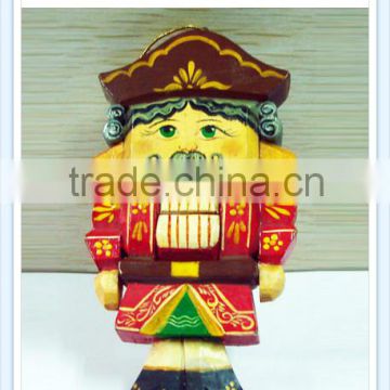 nutcracker style mini wooden doll