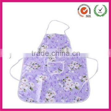 Romatic Pairs Style purple double-sided restaurant apron