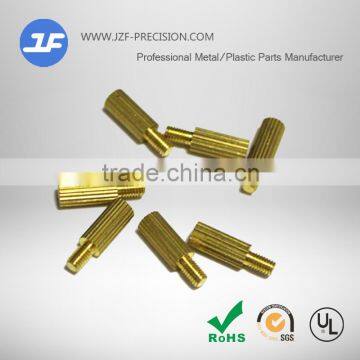 CNC lathe turning machining parts for machinery fittings of lathe brass screw parts