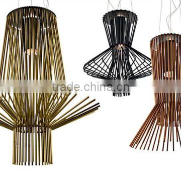 Italian Company Creative Metal Frame Suspension Lamp with Diffused Residential Indoor