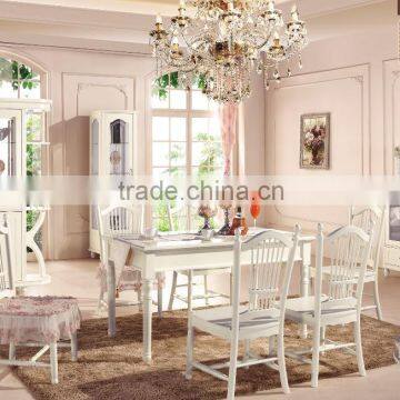 Europe style luxury extension dining room furniture GZH-HC-A