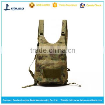 wholesale camo military hiking backpack drinking water carrier backpack