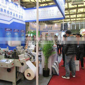 2016 Has Video Iml Sticker Label Die Cut Flat Bed Machine With Punching,Hot-stamping,Laminating