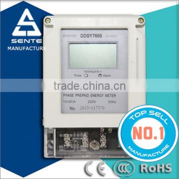 DDSY7666 type of watt smart how digital electric meter reading prepaid electricity meter