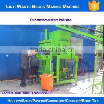 WANTE machinery WT2-10 hydraulic interlock clay brick machine hydraulic clay bricks press machine