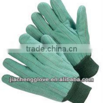 Green Cotton Work Glove