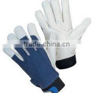 Pig grain leather palm glove