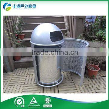 Hot Sales Exquisite Design Industrial Steel Waste Bin Recycling Trash Can