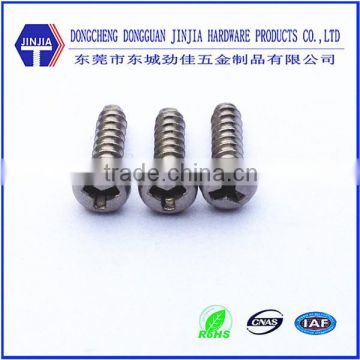 stainless steel metric m3 security screw thread forming tri-wing screw