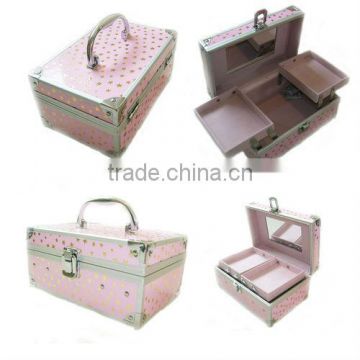 Pink Stars Travel Cosmetic/Jewelry Beaut Vanity Case (ZYD-HZ951)