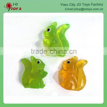 TPR plastic material squirrel animal toy for capsule toy vending machine