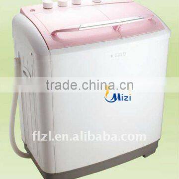 red twin tub washing machine