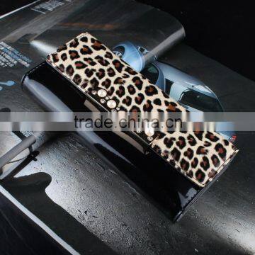 New Design Latest Fashion Leopard Print Women Wallet Ladies Wallets Long