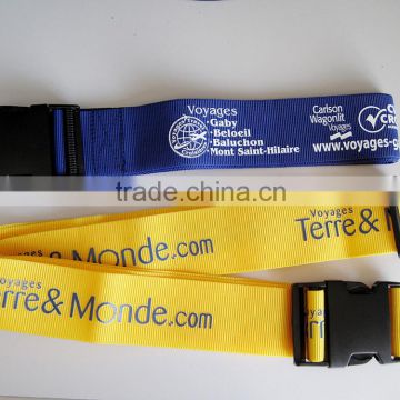 Custom cheap printed luggage belt