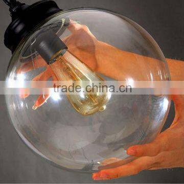 E26 Classic Glass Suspension Lamp for Lobby Decration
