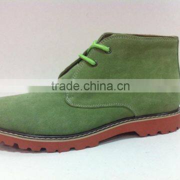 High Quality Suede Hand-made Men Ankle Boot photo-2