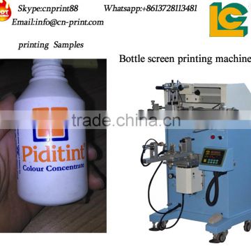 Bottle cup screen printing machine plastic bottle cup screen printer LC-PA-400E