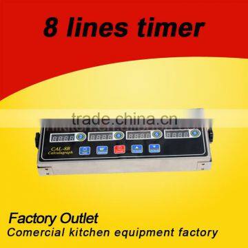 Commercial Restaurant Kitchen Equipment Digital Timer With 8 channel