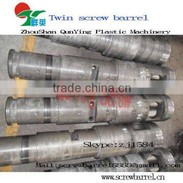 PVC bimetallic twin screw extruder machine screw barrel Bimetallic screw barrel