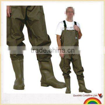 Waterproof nylon pvc fishing chest waders