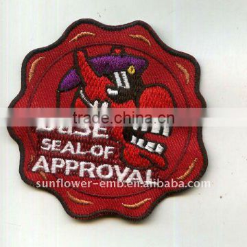 Number Embroidery patch