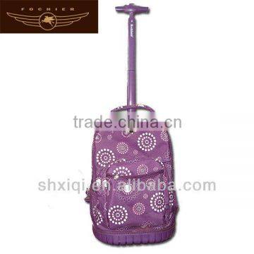 Lovely hot selling school backpacks on wheels