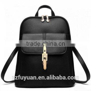 multifuctional lady pu backpack, shoulder bag