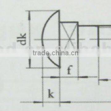 DIN603 Mushroom Head Square Neck Bolts