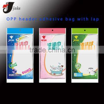 OPP header adhesive bag