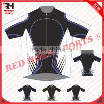 Team Graphic Cycling Half Sleeves Jersey, Retail Bike Racing Jersey