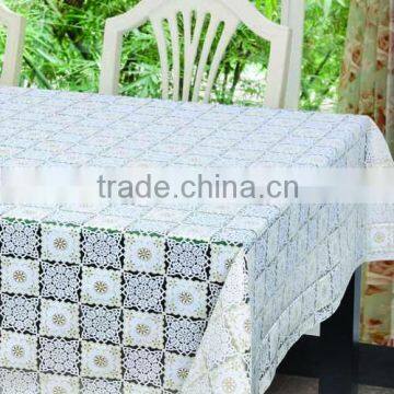 Nonwoven Vinyl PVC Lace Table Cloth