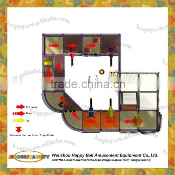 PVC and sponge material Castle Theme indoor playground equipment