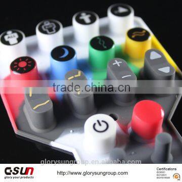 High Quality Waterproof and Epoxy Coated Silicone Rubber Keypad