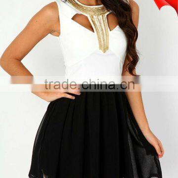 factory clothes with cut out detail D-1061
