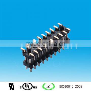 China Supplier 2.54mm Pitch Double Layer Double Row SMT Pin Header