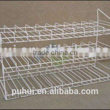 shop usage counter wire shelf