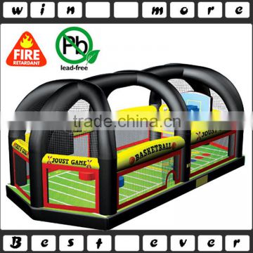 commercial cheap inflatable sports game ,all in 1 inflatable sports arena for sale