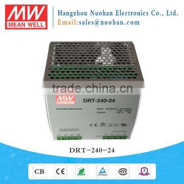 Meanwell DRT-240-24 240W 24V three phase Industrial DIN RAIL Power Supply