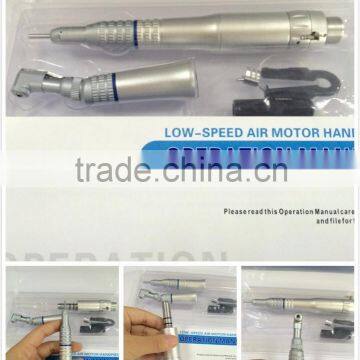 push button or wrench cartridge low speed handpieces 2/4 holes motor angle or straight head low speed handpieces