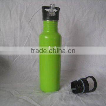 stainless steel outdoor water bottle with nozzle cap