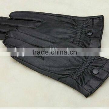 2016 New Elegant PU Leather faux mens riding gloves