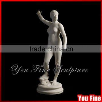 Life Size Marble Western Roman Nude Woman Statue