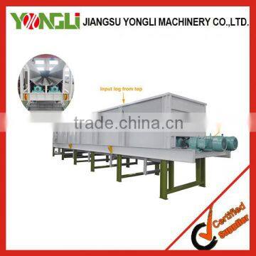 Single double roller automatic wood peeler machine