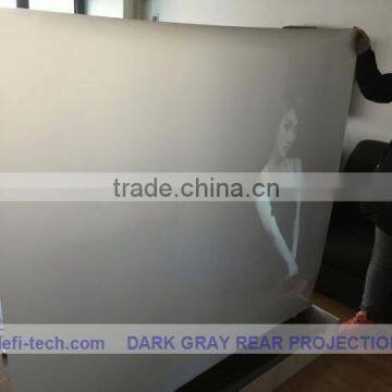 Free Delivery cost for Good quality of holographic rear projection film/foil/ for display, glasses, shopping mall,