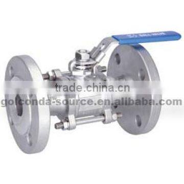 1/2" - 4" 3PC FLANGED S.S. BALL VALVE (GS-7120X)