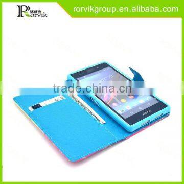 Bumper Phone Case Card Holder Wallet With Great Price for SONY Xperia Z1 L39H photo-2