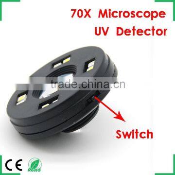 Universal Clip-on Professional LED Microscope 70x Magnification Lighting Mircoscope for Iphone Samsung Other Smartphone photo-4