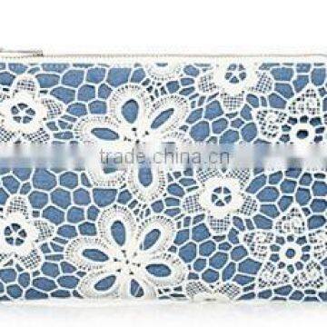 Chicest Travel Necessary Floral Crochet Cosmetic Pouch to Storage for Shopping and Travel photo-2