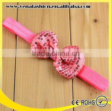 in Stock Mix Colors Elastic Sequin Head Band Kids