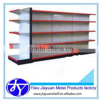 Supermarket metal gondola display shelf